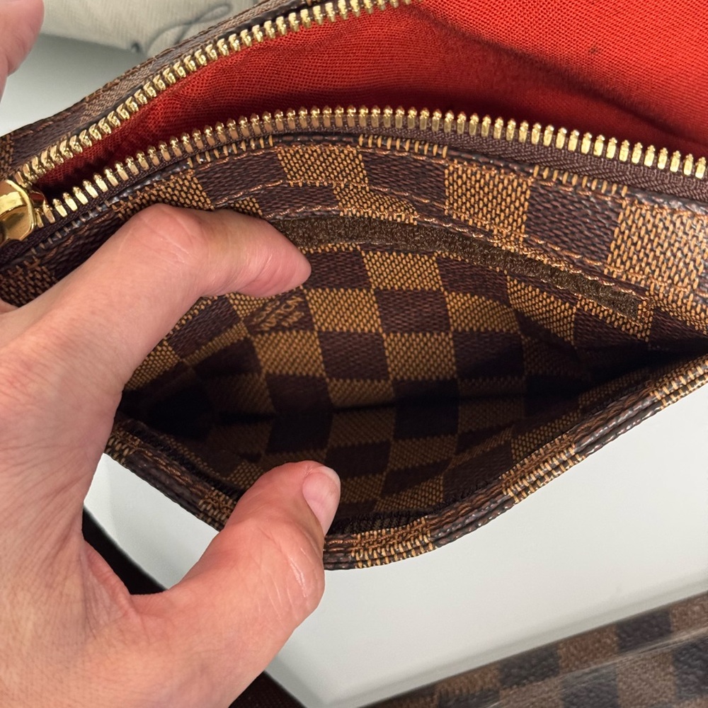 LOUIS VUITTON DAMIER EBENE GERONIMOS BUM BAG AUTHENTIC - Picture 12 of 17